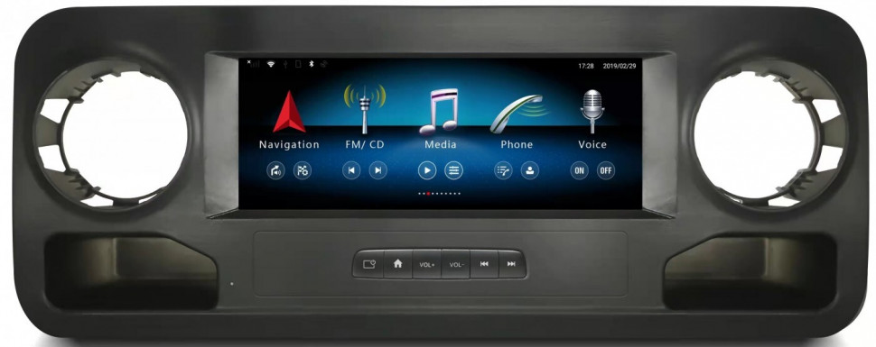 Магнитола для Mercedes-Benz Sprinter 2018+ - Carmedia MRW-7820/7821 Android 10, 8ГБ+64ГБ, 4G SIM-слот (CarPlay)