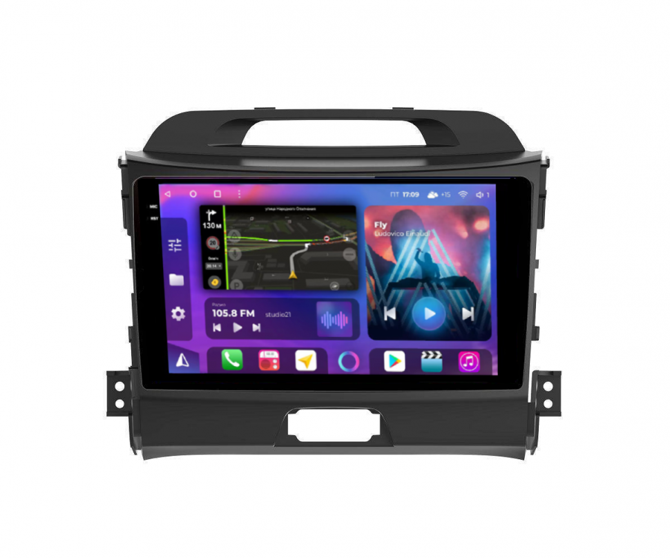 Штатная магнитола FarCar s400 2K для KIA Sportage на Android  (BX537M) (CarPlay)