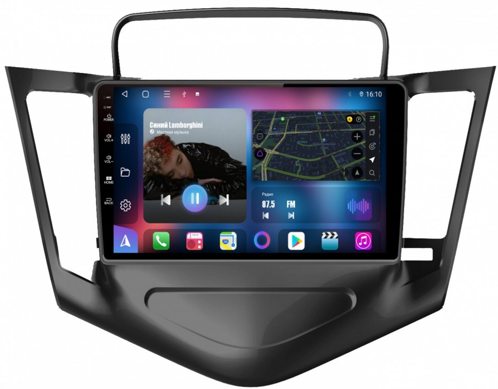 Магнитола для Chevrolet Cruze 2009-2012 - FarCar 045M Android 12, 8-ядер, QLED, Carplay, SIM-слот (CarPlay)
