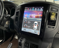 Магнитола для Mitsubishi Pajero 2006-2020 (любая комплектация) - Carmedia ZF-1302-Q6 ("Тесла-Стиль") Android 11, 8ГБ+128ГБ, SIM-слот (CarPlay)