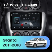 Штатная магнитола для LADA Granta Sport (2011-2018) (Экран 9,5") - Teyes CC4 Pro на Android 13, 8-ядер, 8ГБ-128ГБ, SIM-слот