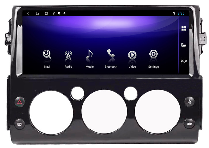 Магнитола для Toyota FJ Cruiser 2005-2022 - Carmedia ZH-T1216B монитор 12.3", Android 12, 8Гб+128Гб, CarPlay, SIM-слот (CarPlay)