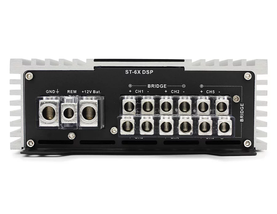 ZAPCO ST-6X DSP III - автомобильный 6-канальный усилитель с 8-канальным DSP