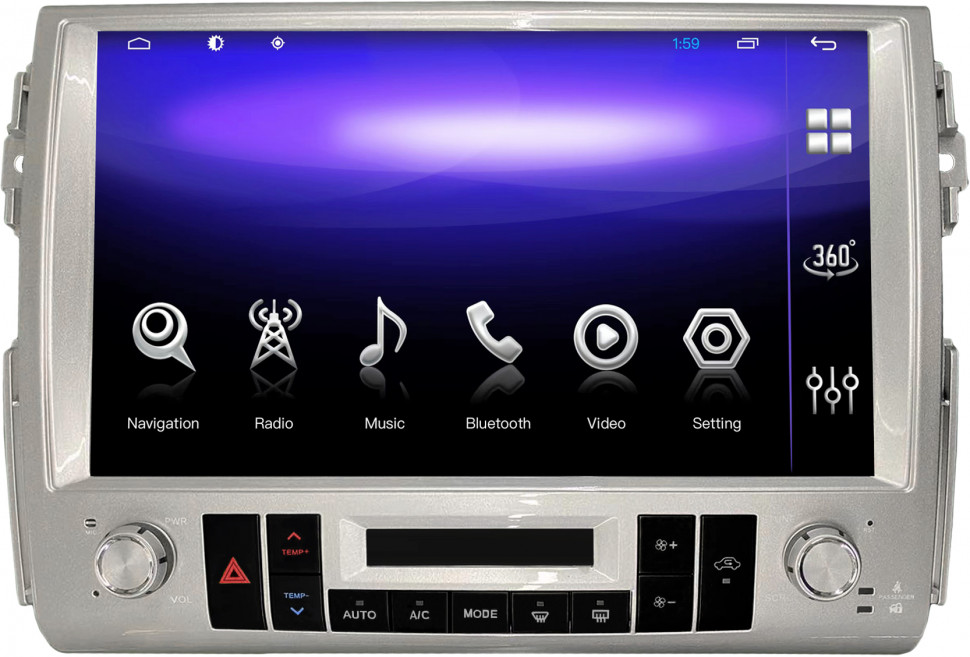 Магнитола для Toyota FJ Cruiser 2005-2022 - Carmedia ZH-T1316 монитор 13.3", Android 12, 8Гб+128Гб, CarPlay, SIM-слот (CarPlay)