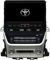 Магнитола для Toyota Land Cruiser 200 2016-2021 (без отдельного экрана климата) - Carmedia ZH-T1001 монитор 10.1", Android 10, 8Гб+128Гб, CarPlay, SIM-слот (CarPlay)