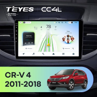 Штатная магнитола для Honda CR-V 4 RM RE (2011-2018) Тип-C - Teyes CC4L на Android 14, 8-ядер, 6ГБ-64ГБ, SIM-слот
