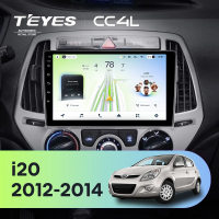 Штатная магнитола для Hyundai i20 2 (2012-2014) - Teyes CC4L на Android 14, 8-ядер, 6ГБ-64ГБ, SIM-слот