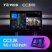 Магнитола для Chevrolet Lacetti (хэтчбек) - Teyes CC3-2K монитор 13", QLED+2K, Android 10, ТОП процессор, 4G SIM-слот, CarPlay (CarPlay)