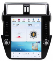 Магнитола для Toyota Land Cruiser Prado 150 2014-2017 - Carmedia ZF-1215-Q6 ("Тесла-Стиль") Android 11, 8ГБ+128ГБ, SIM-слот (CarPlay)