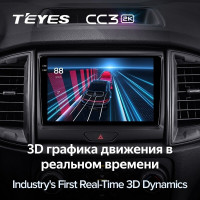 Штатная магнитола Teyes CC3 2K 6/128 Ford Ranger P703 (2015-2022) Тип-C