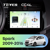 Штатная магнитола для Chevrolet Spark M300 (2009-2016) F1 - Teyes CC4L на Android 14, 8-ядер, 6ГБ-64ГБ, SIM-слот