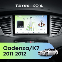 Штатная магнитола для Kia Cadenza K7 (2011-2012) - Teyes CC4L на Android 14, 8-ядер, 6ГБ-64ГБ, SIM-слот