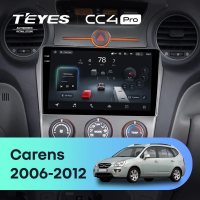 Штатная магнитола для Kia Carens UN (2006-2012) (Экран 9,5") - Teyes CC4 Pro на Android 13, 8-ядер, 12ГБ-256ГБ, SIM-слот