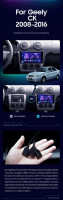 Штатная магнитола Teyes CC3 2K 360 6/128 Geely CK (2008-2016)