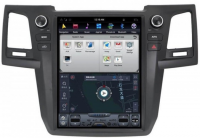 Магнитола для Toyota HiLux 2011-2015 - Carmedia ZF-1257-GE вертикальный экран в стиле "Тесла" на Android 13, 8Гб+128Гб, CarPlay, 4G SIM-слот