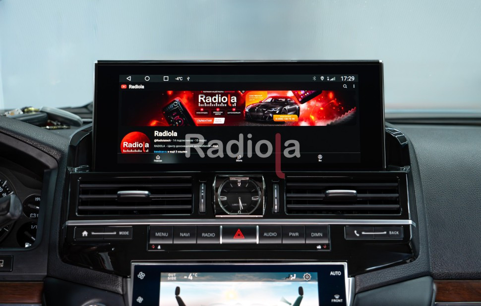 Монитор Android 12,3" для Toyota Land Cruiser 200 2016+ RDL-LC200-16 LCD