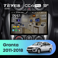 Штатная магнитола для LADA Granta Sport (2011-2018) (Экран 13") - Teyes CC4 Pro на Android 13, 8-ядер, 12ГБ-256ГБ, SIM-слот