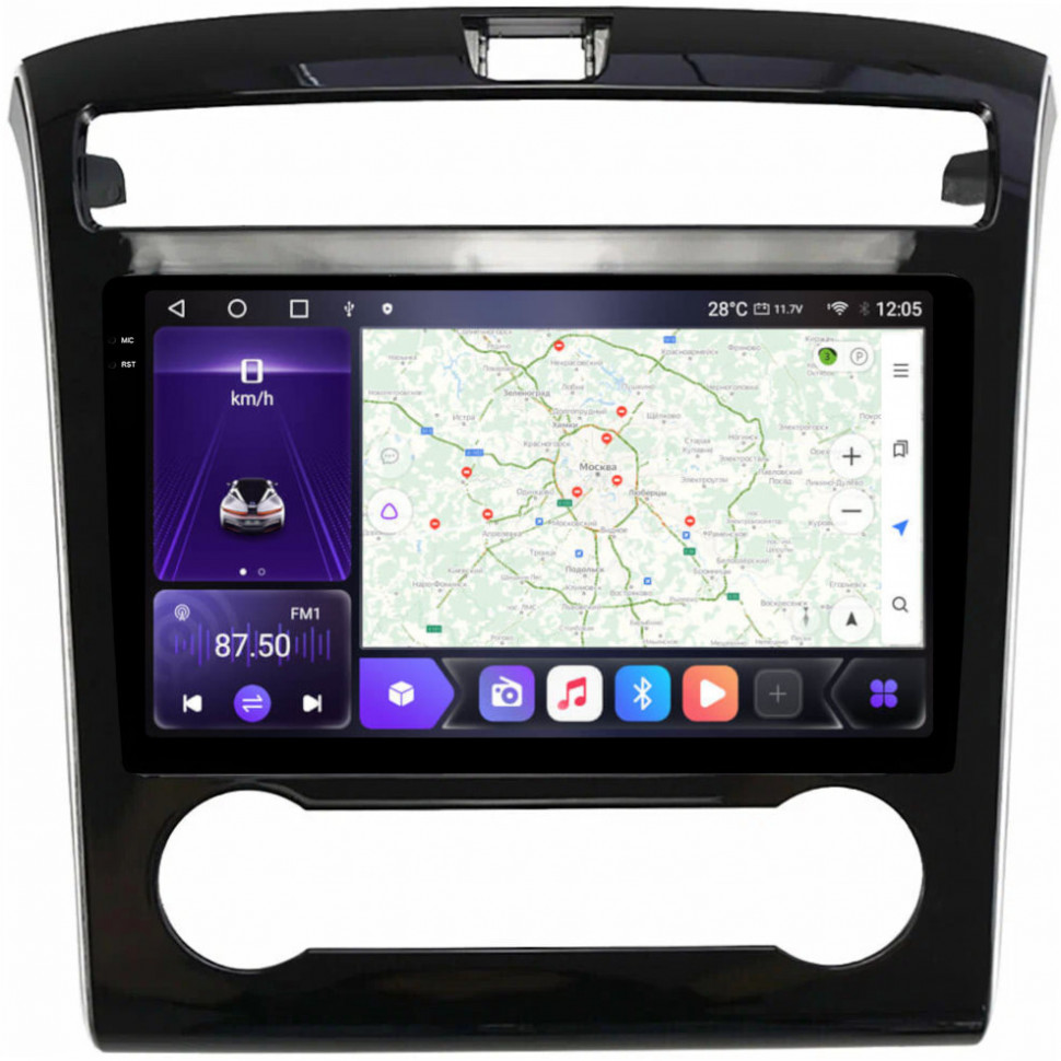 Магнитола для Hyundai Tucson 2021+ - Carmedia OL-1775 QLed+2K, Android 12, ТОП процессор, CarPlay, SIM-слот (CarPlay)