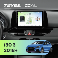 Штатная магнитола для Hyundai i30 3 (2018-2026) - Teyes CC4L на Android 14, 8-ядер, 6ГБ-64ГБ, SIM-слот