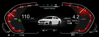Цифровая приборная ЖК панель для BMW 5/6/7 серии F01/F02/F03/F06/F07/F10/F11/F12/F13/F18 2009-2017 CIC и NBT RDL-1261 H