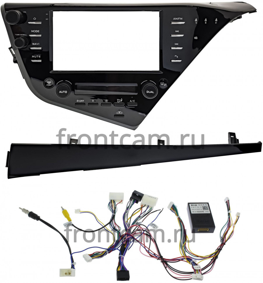 Штатная магнитола Toyota Camry XV70 2017-2021 (для авто с NAVI, левый руль) Canbox H-Line на Android 10 (6/128, 8/128) (CarPlay)