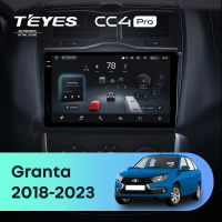 Штатная магнитола для Lada Granta Cross (2018-2023) (Экран 9,5") - Teyes CC4 Pro на Android 13, 8-ядер, 12ГБ-256ГБ, SIM-слот