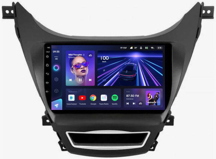 Магнитола для Hyundai Elantra 2010-2013 - Teyes CC3 Android 10, ТОП процессор, 4/32 Гб, CarPlay, SIM-слот (CarPlay)