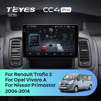 Штатная магнитола для Nissan Primastar (2006-2014) (Экран 10,36") - Teyes CC4 Pro на Android 13, 8-ядер, 8ГБ-128ГБ, SIM-слот