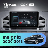 Штатная магнитола для Opel Insignia (2009-2013) (Экран 9,5") - Teyes CC4 Pro на Android 13, 8-ядер, 8ГБ-128ГБ, SIM-слот