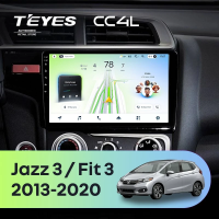 Штатная магнитола для Honda Fit 3 / Jazz 3 (2013-2020) Тип-A - Teyes CC4L на Android 14, 8-ядер, 6ГБ-64ГБ, SIM-слот