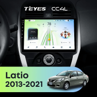 Штатная магнитола для Nissan Latio (N17) (2013-2021) F1 - Teyes CC4L на Android 14, 8-ядер, 6ГБ-64ГБ, SIM-слот