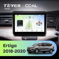 Штатная магнитола для Suzuki Ertiga (2018-2020) - Teyes CC4L на Android 14, 8-ядер, 6ГБ-64ГБ, SIM-слот