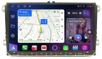 Универсальная магнитола для Volkswagen, Skoda (экран 9") - FarCar GX836 на Android 14, 8-ядер, QLED, Carplay, SIM-слот