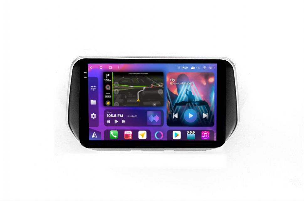 Штатная магнитола FarCar s400 2K 360 для Hyundai Santa Fe на Android  (BX1124M 360) (CarPlay)