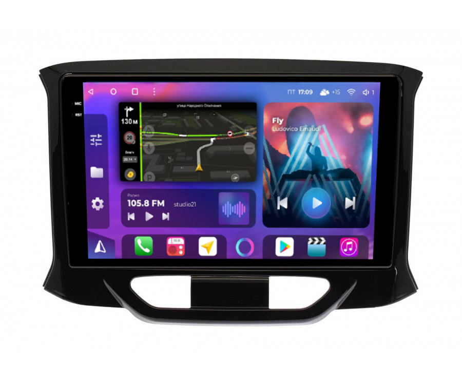 Штатная магнитола FarCar s400 2K для Lada XRAY на Android  (BX3110M) (CarPlay)