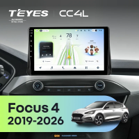 Штатная магнитола для Ford Focus 4 (2019-2026) - Teyes CC4L на Android 14, 8-ядер, 6ГБ-64ГБ, SIM-слот