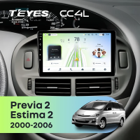 Штатная магнитола для Toyota Previa 2 / Estima 2 (2000-2006) - Teyes CC4L на Android 14, 8-ядер, 6ГБ-64ГБ, SIM-слот