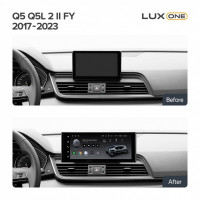 Штатная магнитола Teyes LUX ONE 6/128 Audi Q5 Q5L FY (2017-2023)