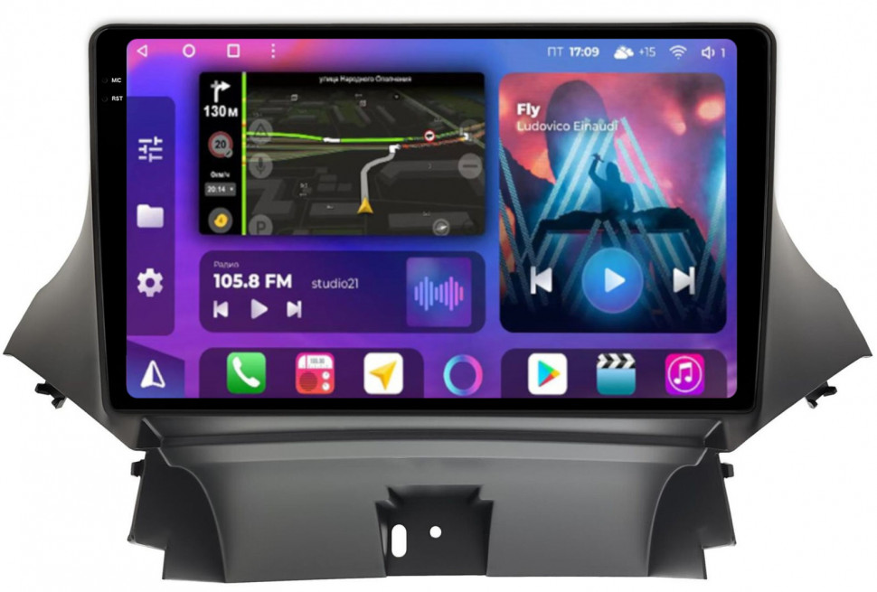Магнитола для Chevrolet Orlando 2010-2018 - FarCar XXL9573M Android 12, QLED, ТОП процессор, 8Гб+256Гб, CarPlay, SIM-слот (CarPlay)