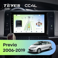 Штатная магнитола для Toyota Previa XR50 (2006-2019) - Teyes CC4L на Android 14, 8-ядер, 6ГБ-64ГБ, SIM-слот