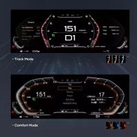 Электронная панель приборов BMW 3-серия F30 F34 2011-2019 - Carmedia NH-LCD-B02-F30 с ЖК 12.3" экраном QLED (CarPlay)