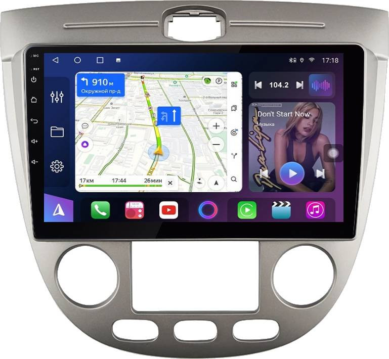 Штатная магнитола FarCar s500 Plus для Chevrolet Lacetti хэтчбек на Android (BM3038M климат)