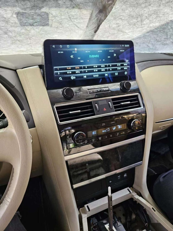 Магнитола для Nissan Patrol Y62  - Carmedia ZH-N1213 монитор 12.3", Android 12, 8/128Гб, CarPlay, 4G SIM-слот