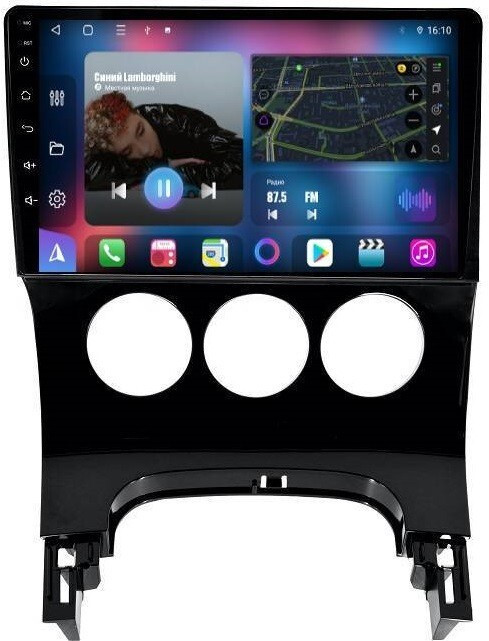 Магнитола для Peugeot 3008 2010-2017 - FarCar 197M Android 12, 8-ядер, QLED, Carplay, SIM-слот (CarPlay)