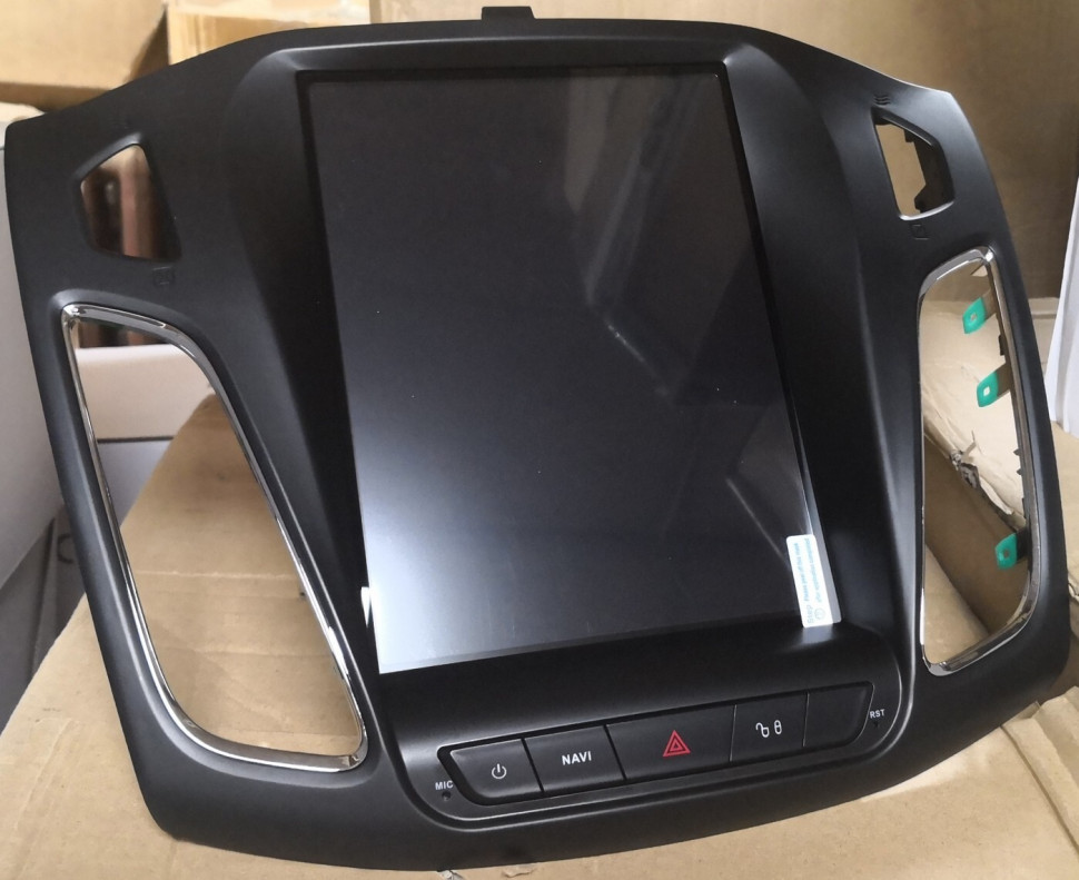 Магнитола для Ford Focus 3 2011-2019+ - Carmedia ZF-1003-Q6 ("Тесла-Стиль") Android 11, 8ГБ+128ГБ, SIM-слот (CarPlay)