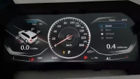 Электронная панель приборов Toyoya Land Cruiser Prado 150 2017-2022 - Carmedia NH-LCD-T04 с сенсорным LCD / ЖК 12.3" экраном QLED (CarPlay)