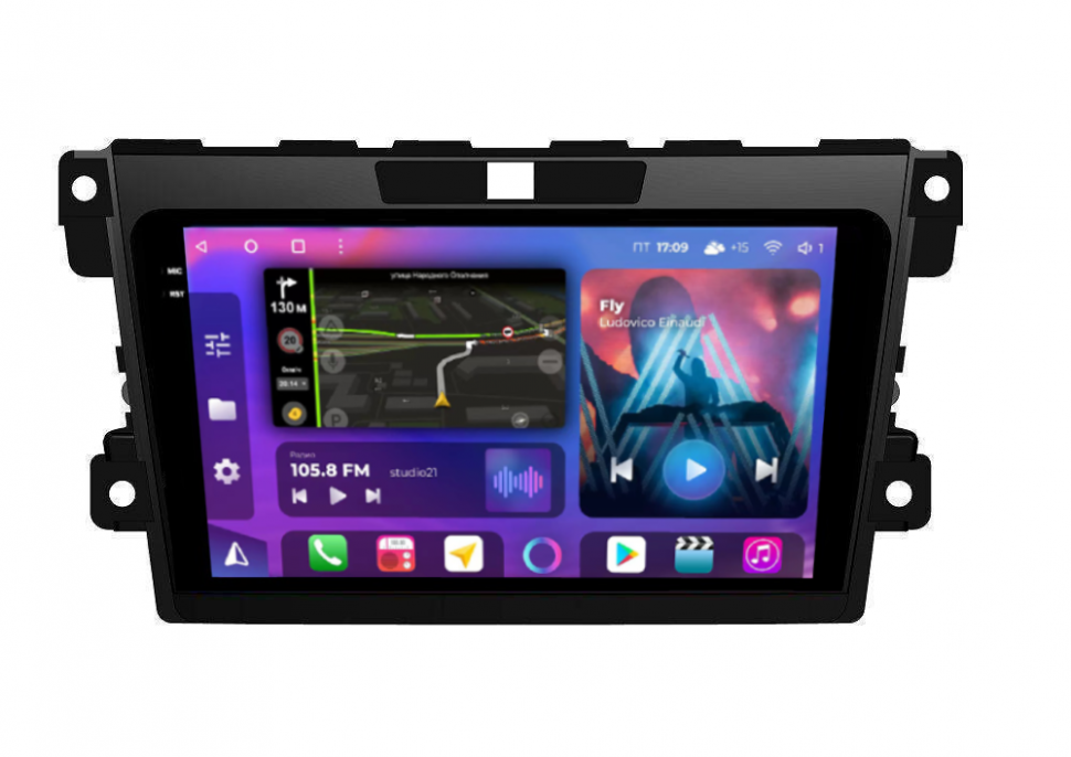 Штатная магнитола FarCar s400 2K для Mazda CX-7 на Android  (BX097M) (CarPlay)