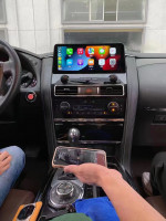 Магнитола для Nissan Patrol Y62 - Carmedia PH-N1210 на Android 10, 6Гб+128Гб, 4G SIM-слот, CarPlay