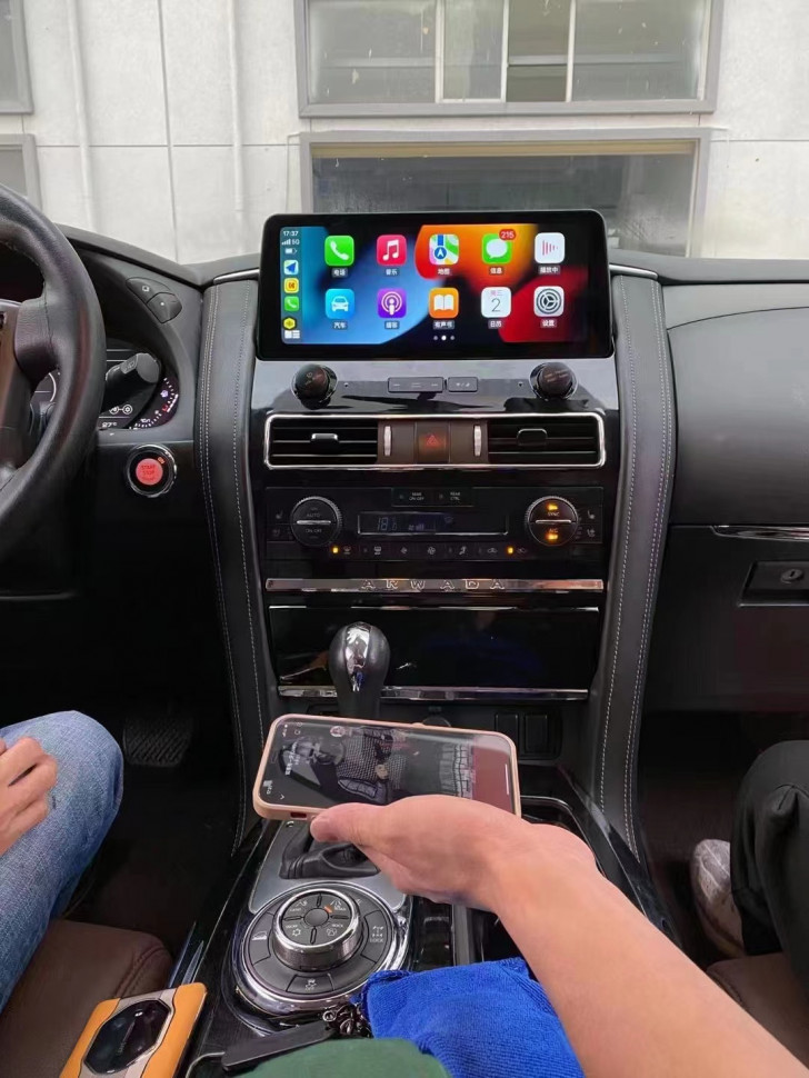 Магнитола для Nissan Patrol Y62 - Carmedia PH-N1210 на Android 10, 6Гб+128Гб, 4G SIM-слот, CarPlay