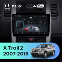 Штатная магнитола для Nissan X-Trail T31 (2007-2015) (Экран 10,36") - Teyes CC4 Pro на Android 13, 8-ядер, 8ГБ-128ГБ, SIM-слот